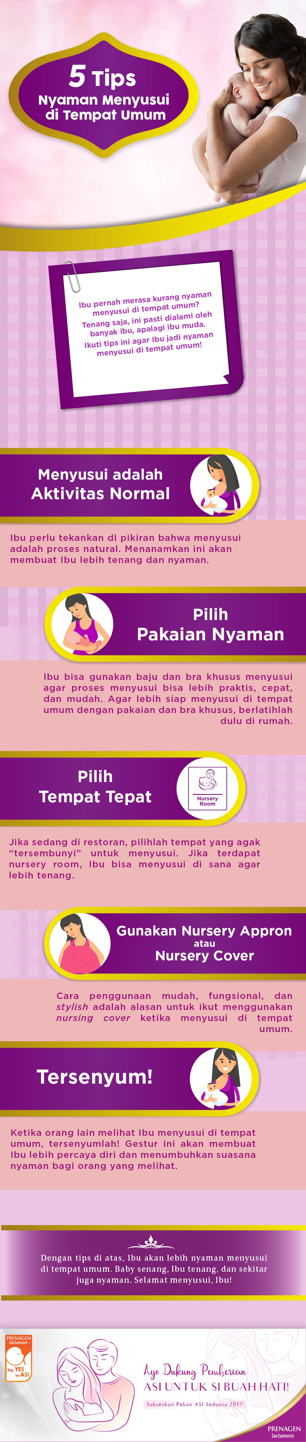 5 Tips Nyaman Menyusui di Tempat Umum